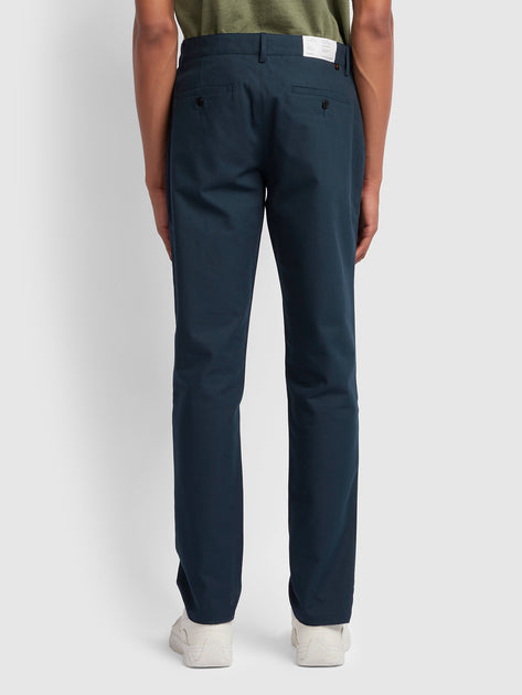 Elm Hopsack Trousers In Blue | Farah® Online