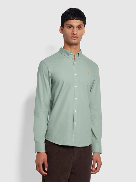 Brewer Shirt In Green | Farah® Online