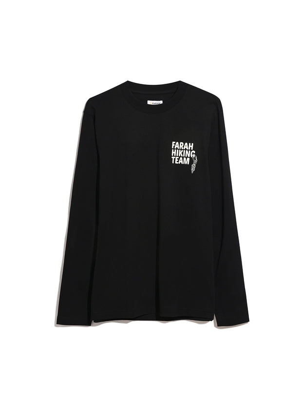 Grays Long Sleeve Graphic T-Shirt In Black