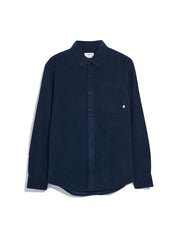 Spencer Casual Fit Corduroy Shirt In True Navy