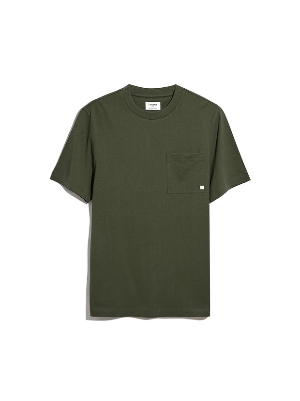 Stacy Regular Fit Pocket T-Shirt In Rosemary