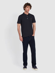 Blanes Organic Cotton Polo Shirt In True Navy