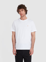 Danny Regular Fit Organic Cotton T-Shirt In White