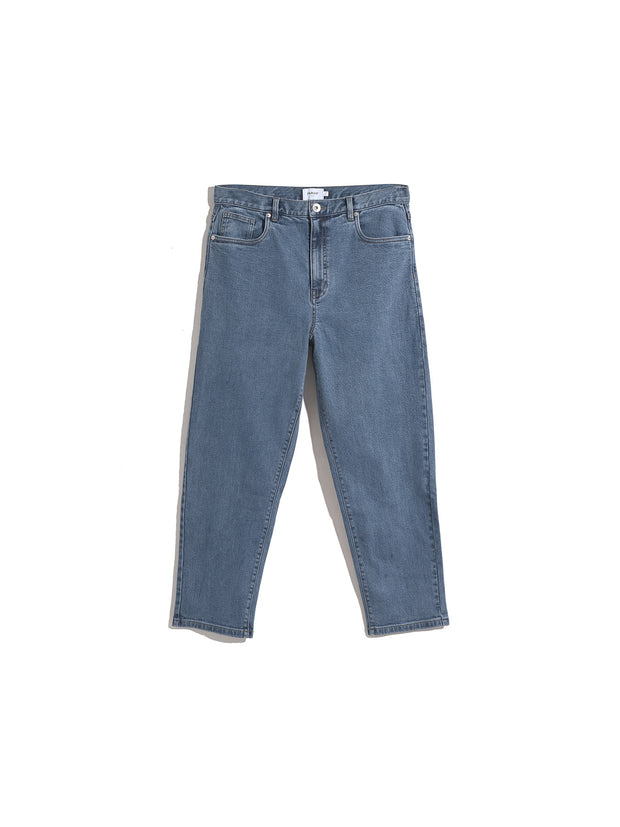 Hawtin Relaxed Tapered Fit Jeans In Worn Indigo