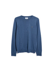 Mullen Pull en laine mérinos - Deep Blue