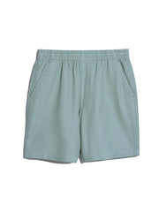 Redwald Waffle Shorts In Grove Green