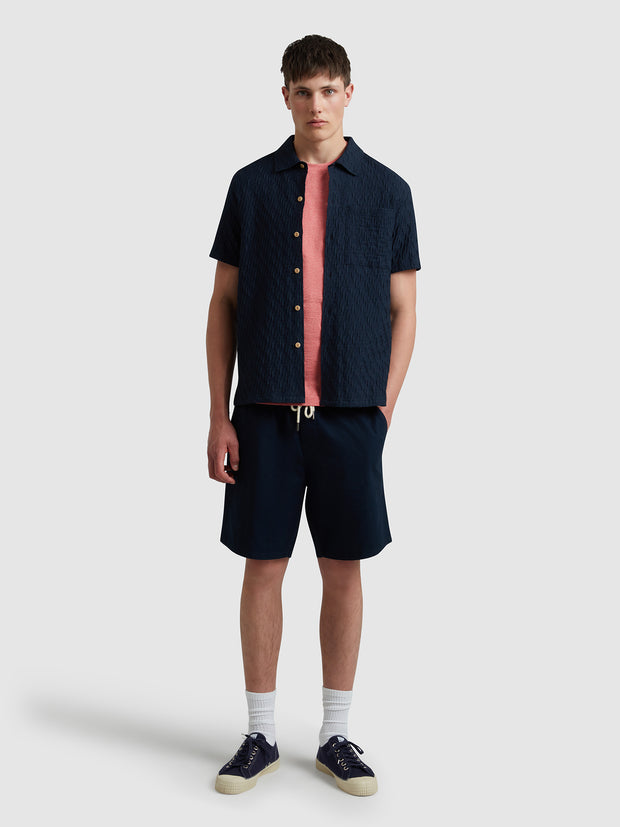 Danny Regular Fit Organic Cotton T-Shirt In Carnation Pink Marl