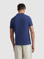 Blanes Organic Cotton Polo Shirt In Sigil Blue