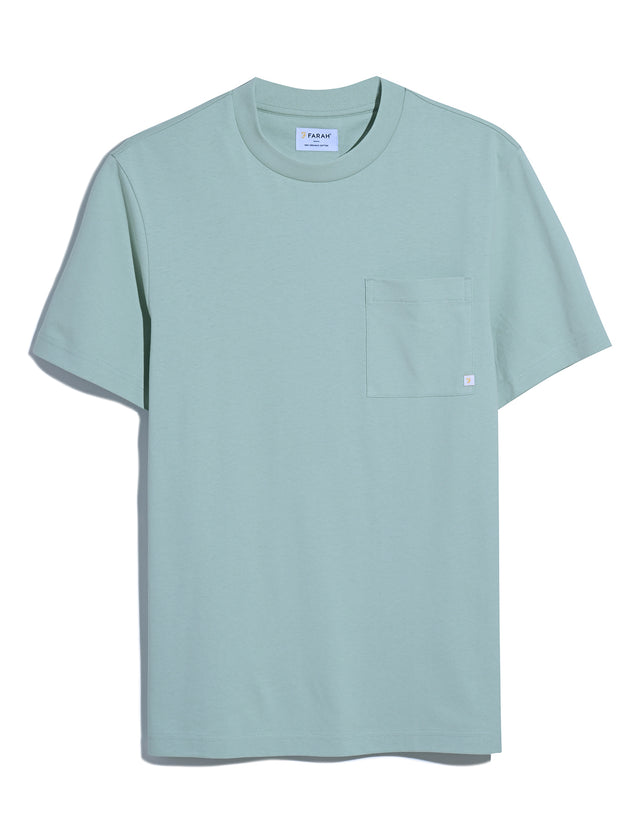 Stacy Regular Fit Pocket T-Shirt In Grove Green