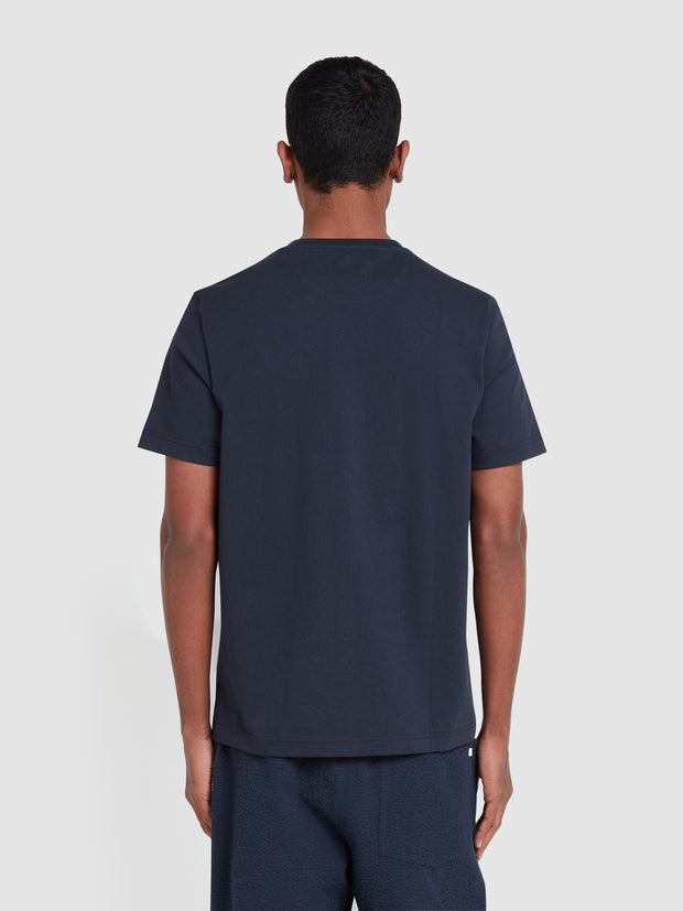 Devon Graphic T-Shirt In True Navy