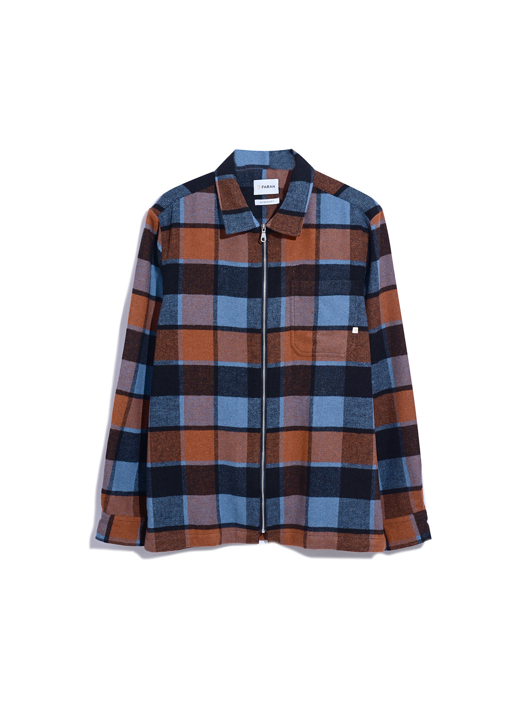 Fulbright Overshirt In Blue Farah Online