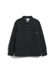 Ferncroft Wadded Overshirt In True Navy