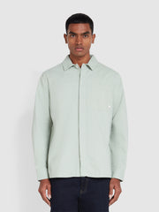 Leon Overshirt In Grove Green