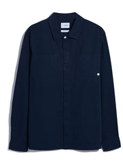 Leon Overshirt In True Navy