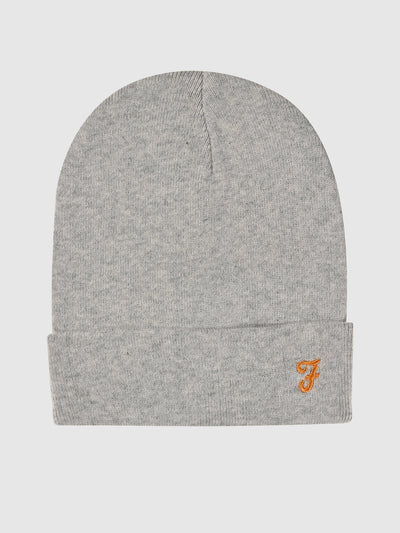 Denali Beanie Hat In Farah Grey Marl