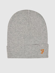 Denali Beanie Hat In Farah Grey Marl