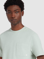 Stacy Regular Fit Pocket T-Shirt In Grove Green