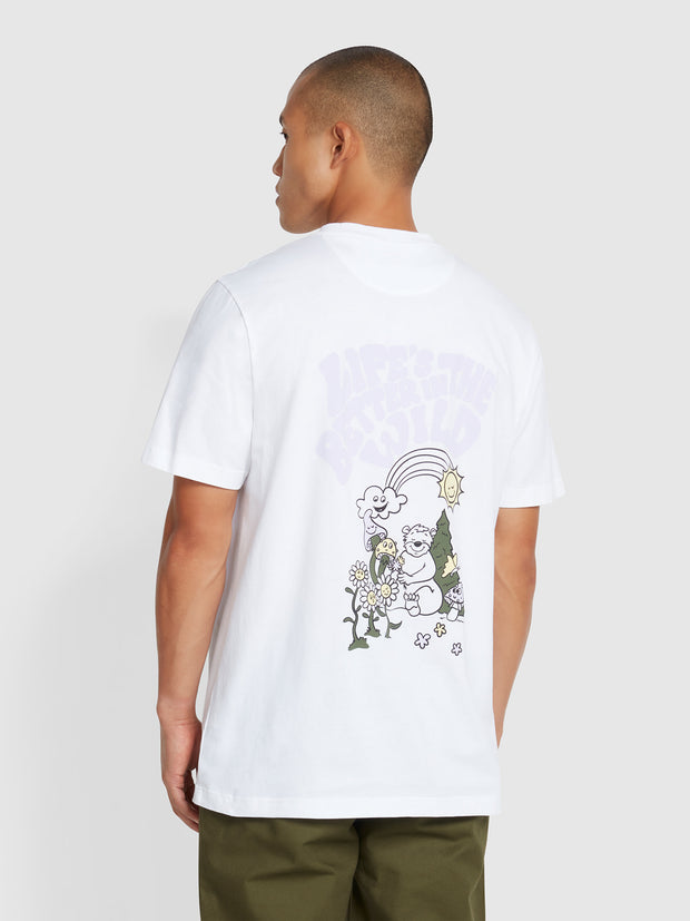 Darwin Graphic T-Shirt In White