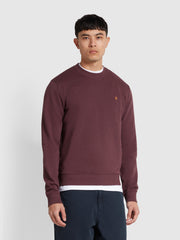 Hanbury Crew Neck Sweatshirt In Farah Red