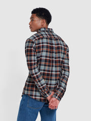 Jerome Causal Fit Check Shirt In Black