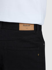 Hawtin Relaxed Tapered Fit Jeans In Black