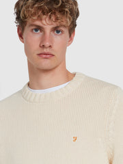 Alverstone Stripe Sweater In Cream