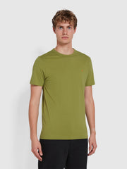 Ellis T-Shirt In Moss Green