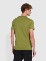 Ellis T-Shirt In Moss Green