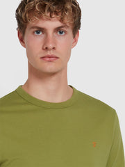 Ellis T-Shirt In Moss Green