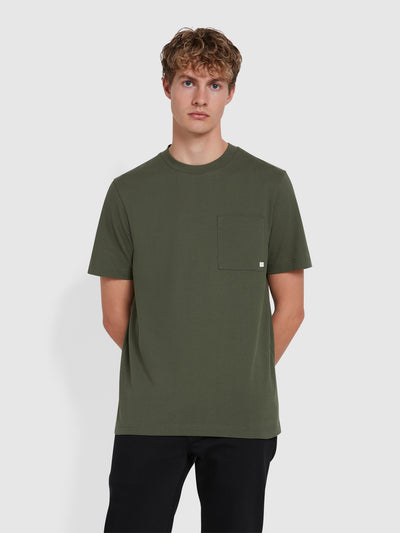 Stacy Regular Fit Pocket T-Shirt In Rosemary