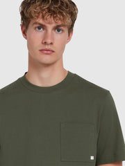 Stacy Regular Fit Pocket T-Shirt In Rosemary