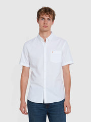 Carlson Short Sleeve Shirt In White