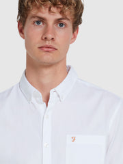 Carlson Short Sleeve Shirt In White