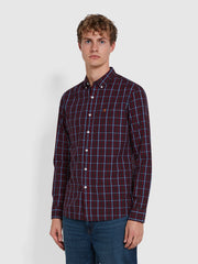 Carlson Check Shirt In Farah Red