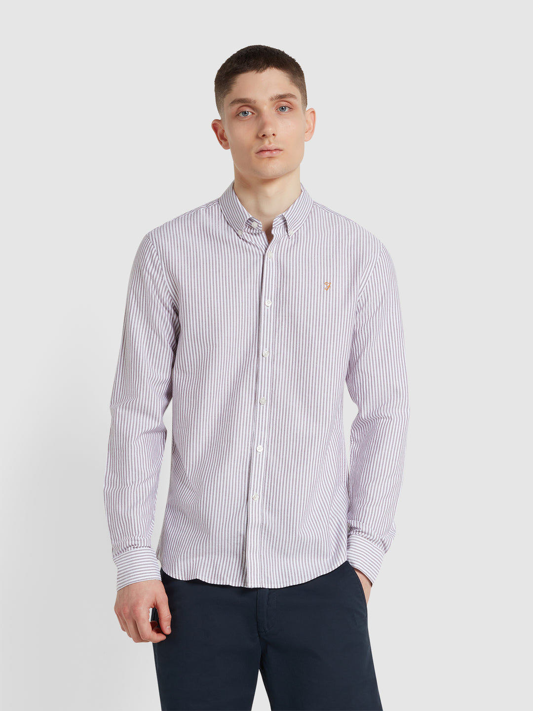 Brewer Shirt In Blue Farah Online