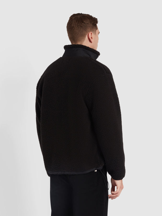 Bradley Full Zip Fleece In Black