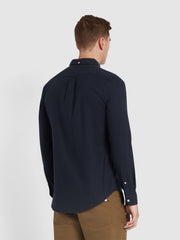 Alban Slim Fit Shirt In True Navy