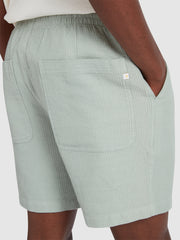 Redwald Waffle Shorts In Grove Green