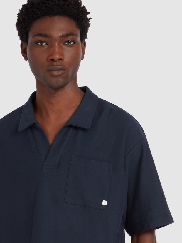 Caspion Polo Shirt In True Navy