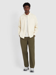 Leon Overshirt In Cream