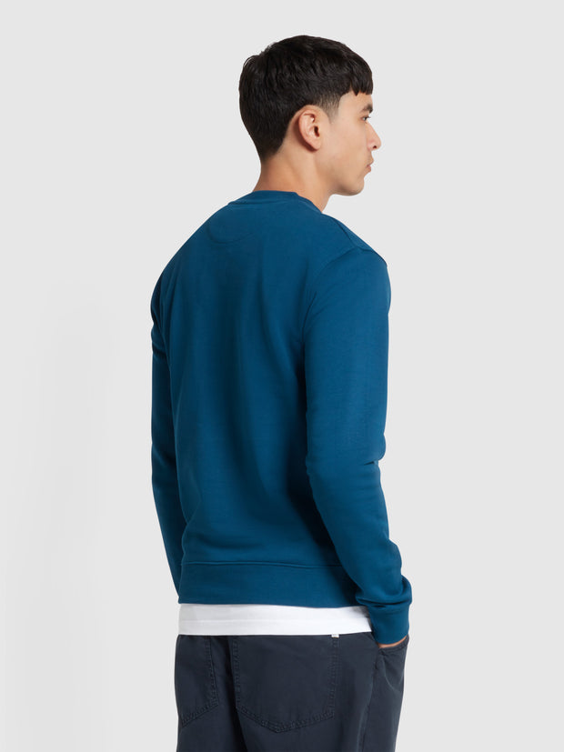 Hanbury Crew Neck Sweatshirt In Sailor Blue