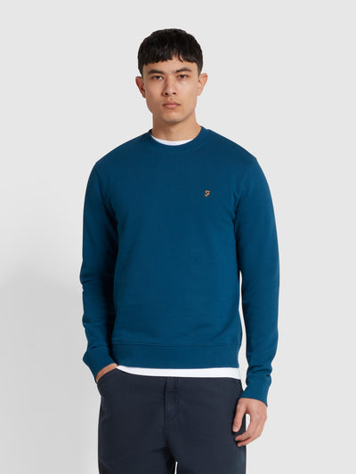 Hanbury Crew Neck Sweatshirt In Sailor Blue