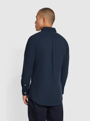 Yorke Slim Fit Shirt In True Navy