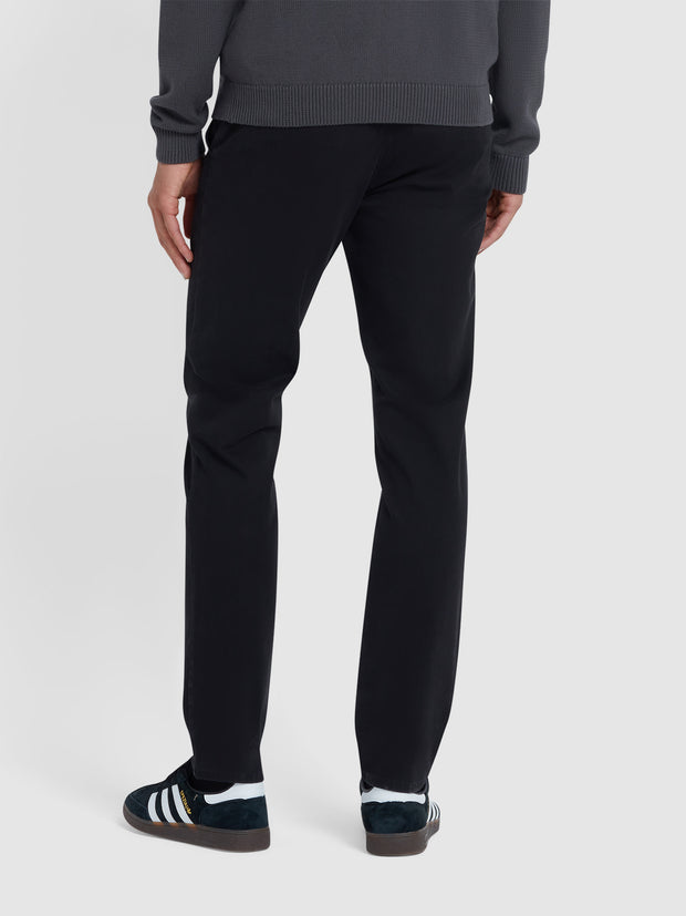 Elm Slim Fit Chinos In Black