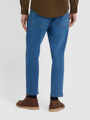 Hawtin Relaxed Tapered Fit Jeans In Worn Indigo