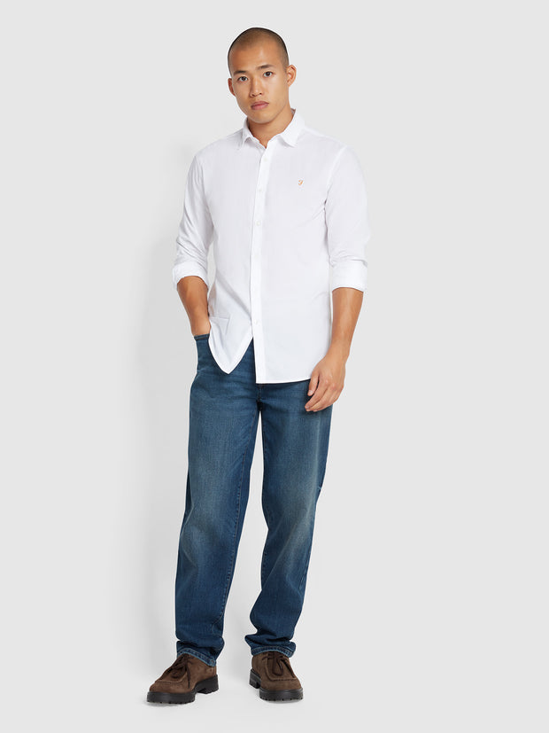 Yorke Slim Fit Shirt In White