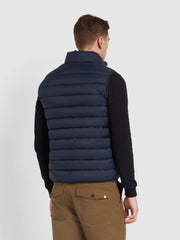 Joel Wadded Gilet In True Navy