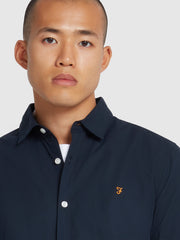 Yorke Slim Fit Shirt In True Navy