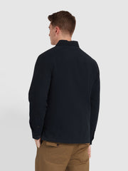 Ferncroft Wadded Overshirt In True Navy