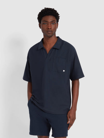 Caspion Polo Shirt In True Navy